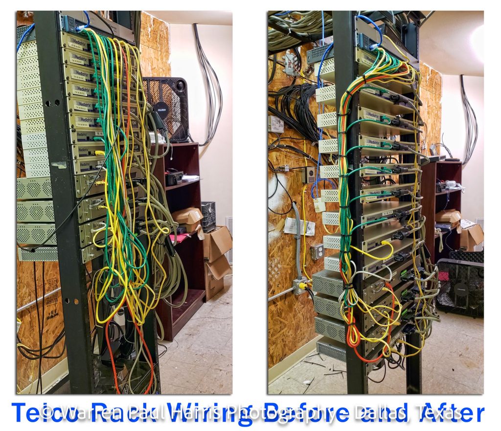 Telco Rack Before After
