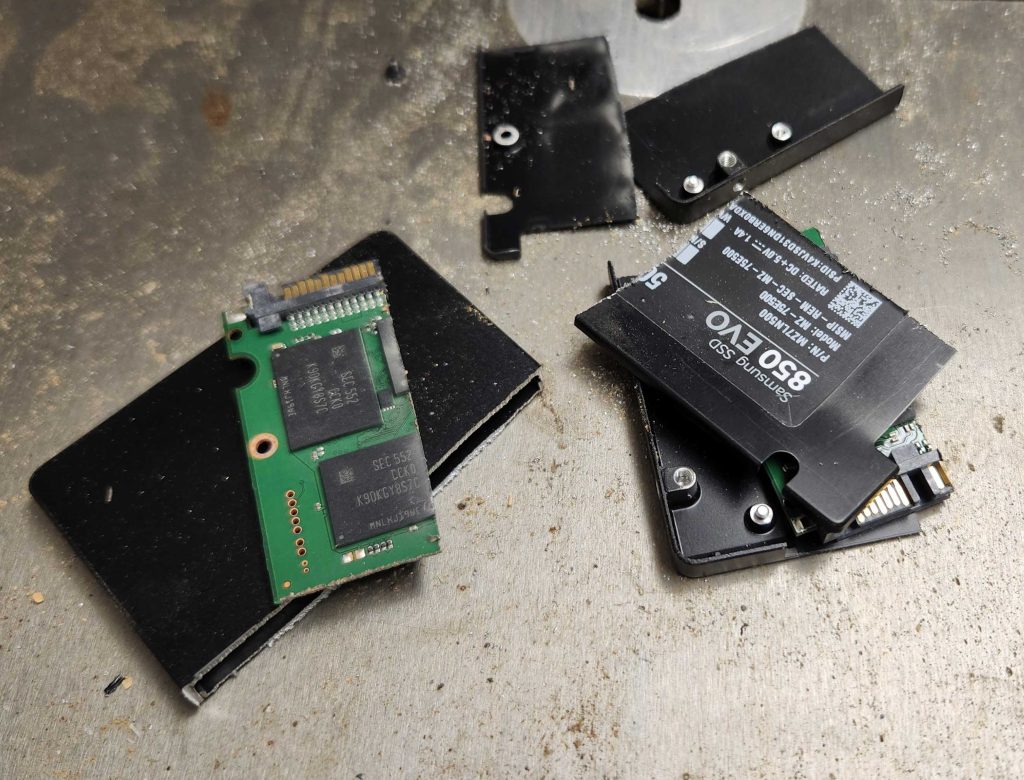Destroyed SSD
